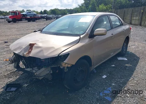 2011 Toyota Corolla Le z USA, uszkodzony, nr VIN 2T1BU4EE5BC709041